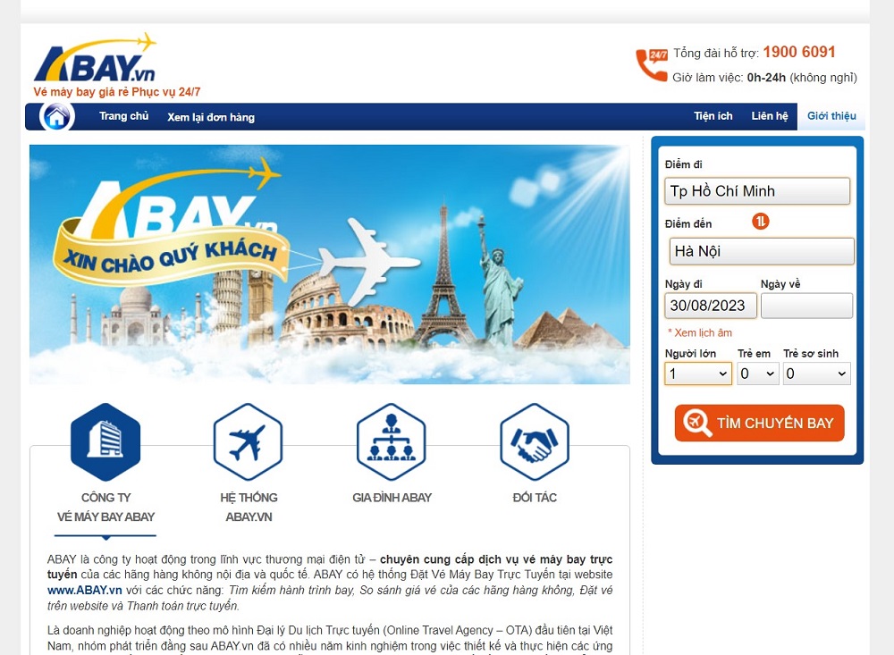 app đặt vé máy bay