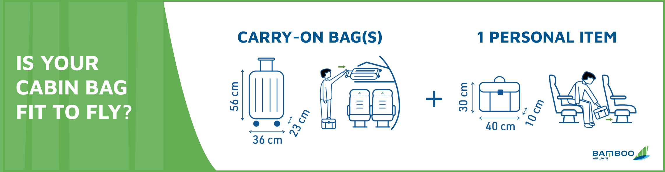 Carryon Baggage Bamboo Airways